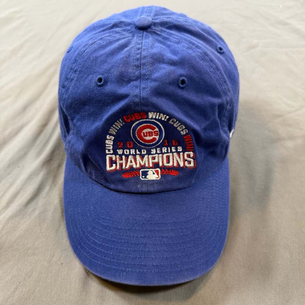 Chicago Cubs 2016 World Series Champions Hat Blue Adjustable ’47 Brand